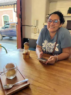 Marcela at Kiss Me, León, Nicaragua