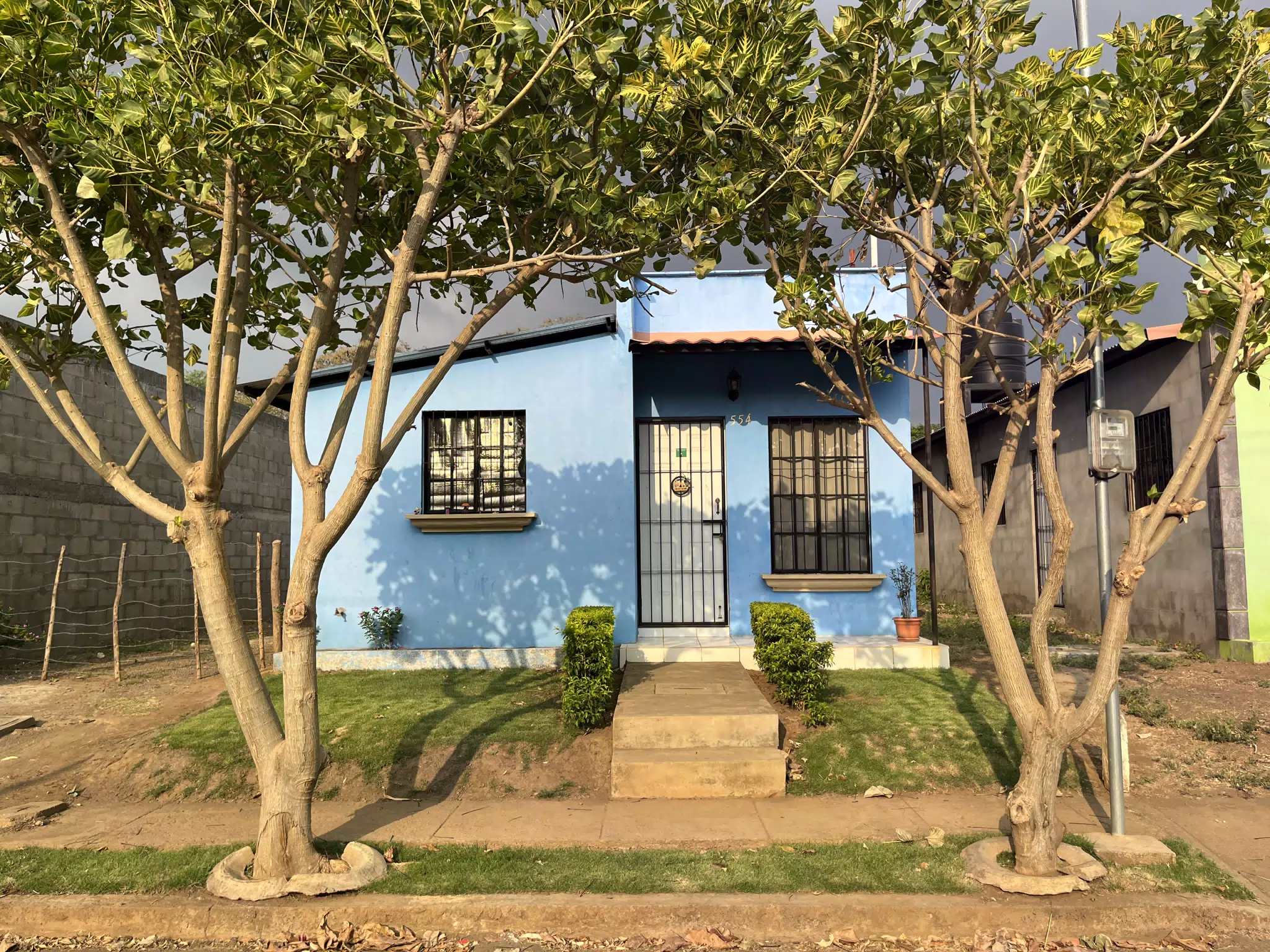 Blue House in CasteLeon, Leon, Nicaragua