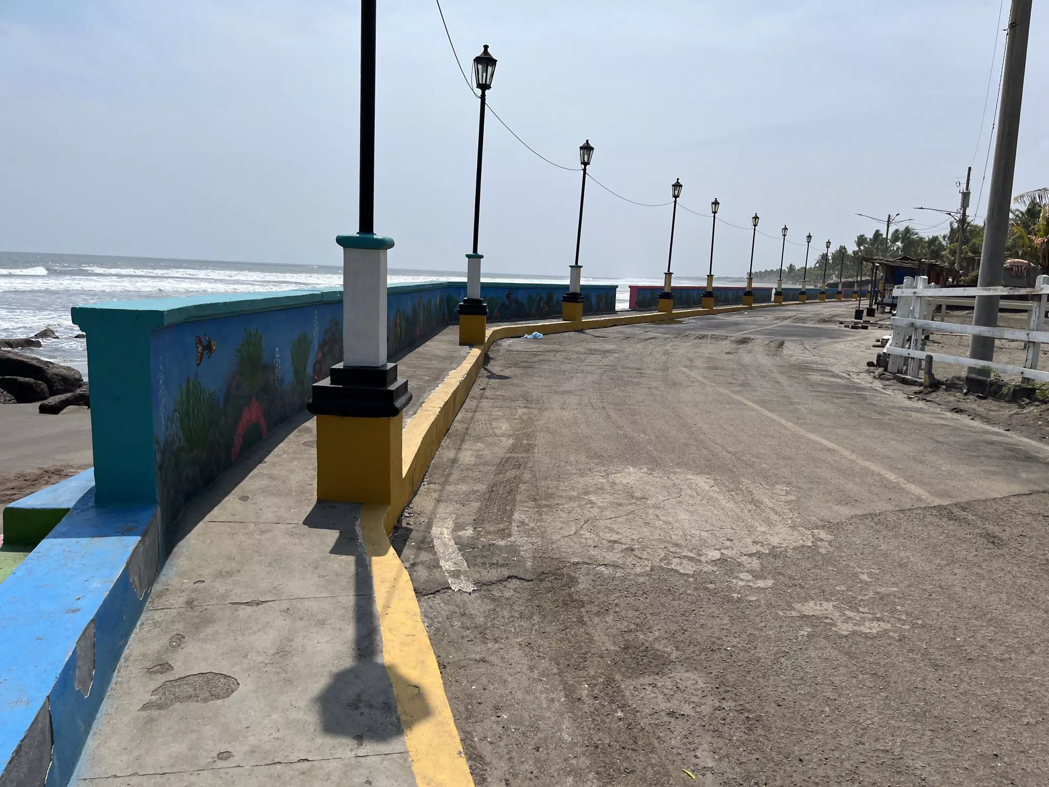 Playa Poneloya Seawall & Malecón, Nicaragua