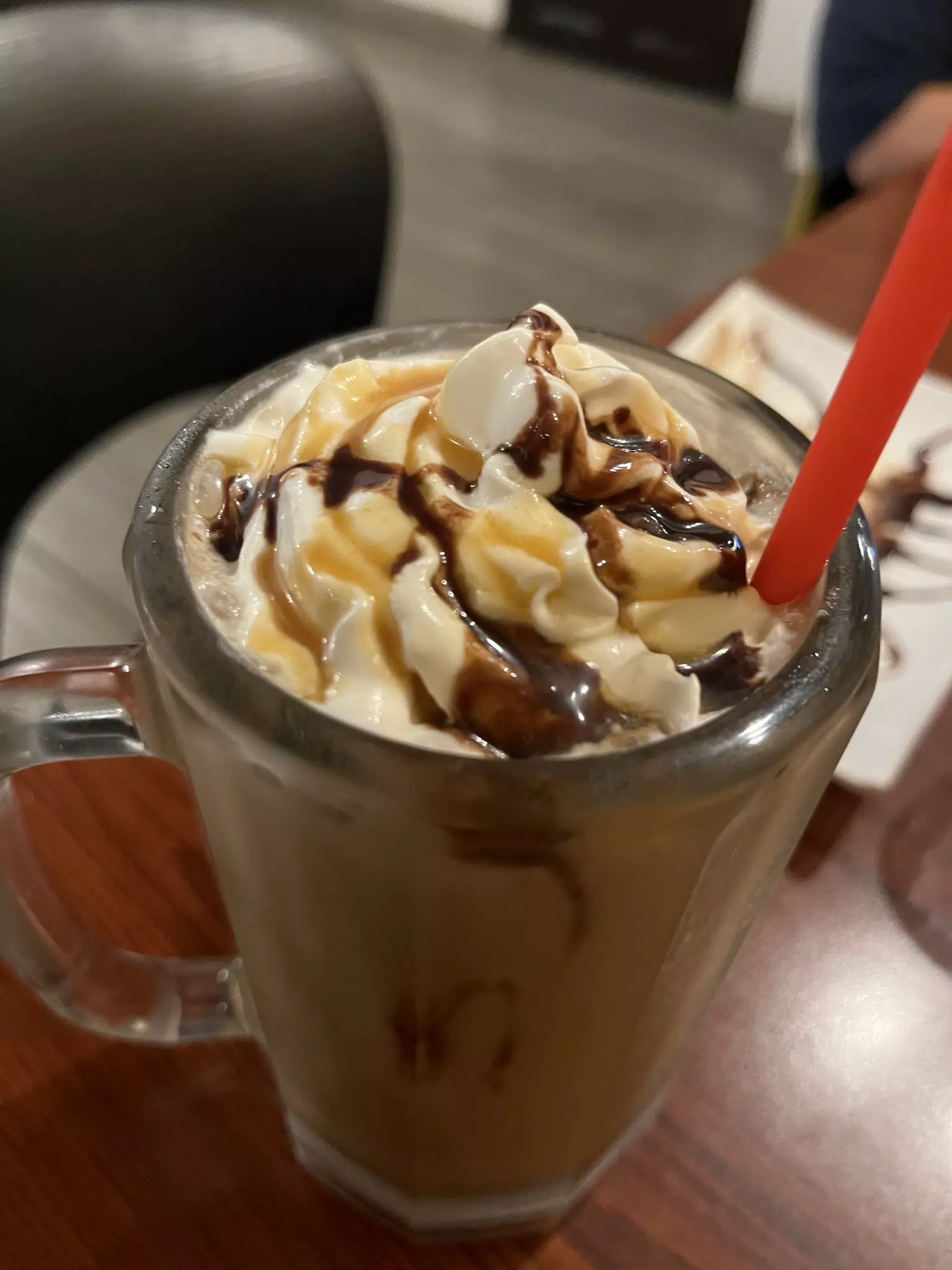 Frappe "Milky Way" at Dr. Coffee in Sutiava, Leon, Nicaragua