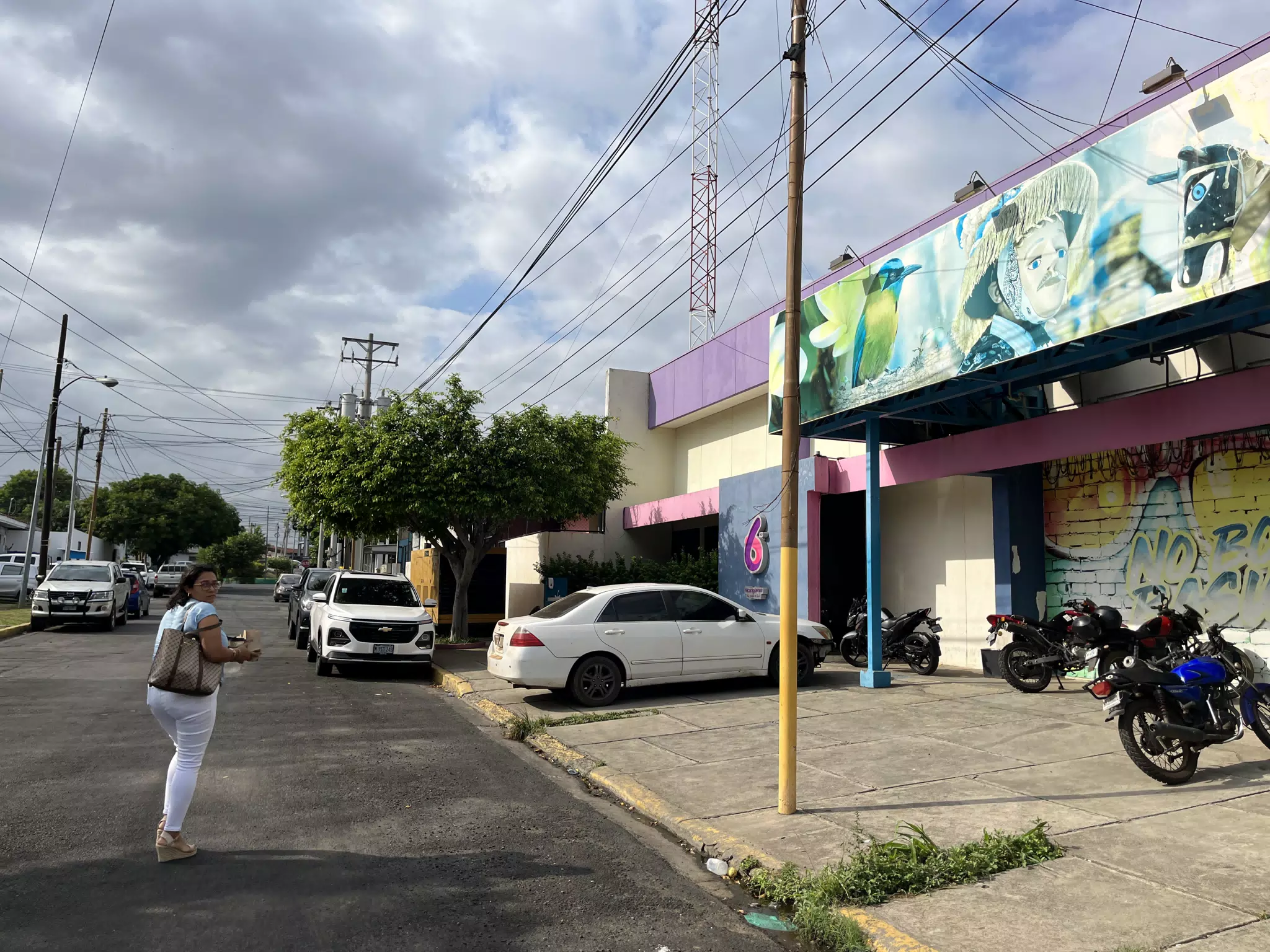 Marcela at Canal 6, Managua, Nicaragua