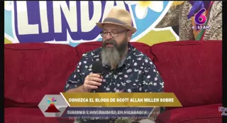 Scott Alan Miller on Nicaragua Linda TV Canal 6