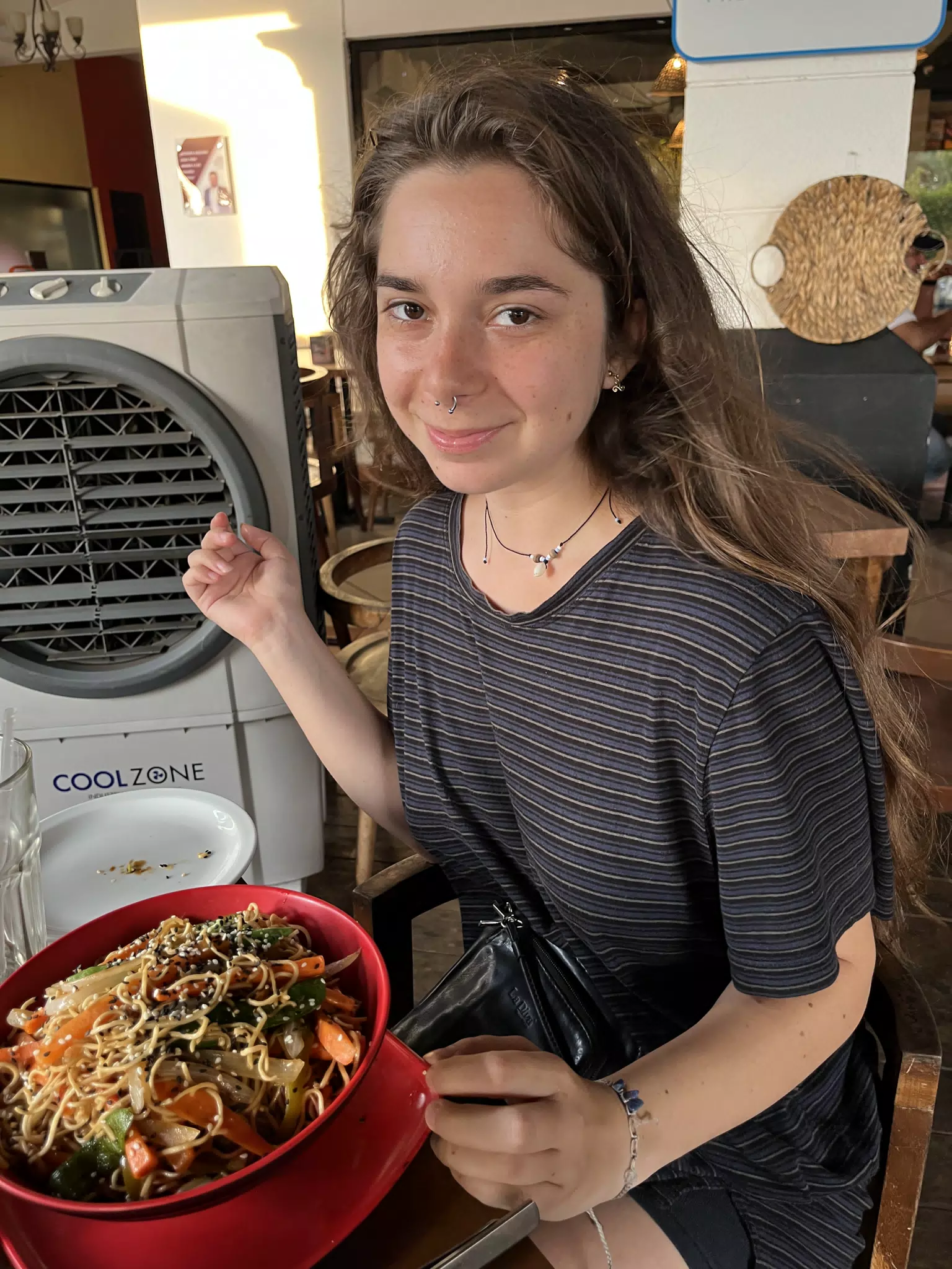 Camille with Chow Mein