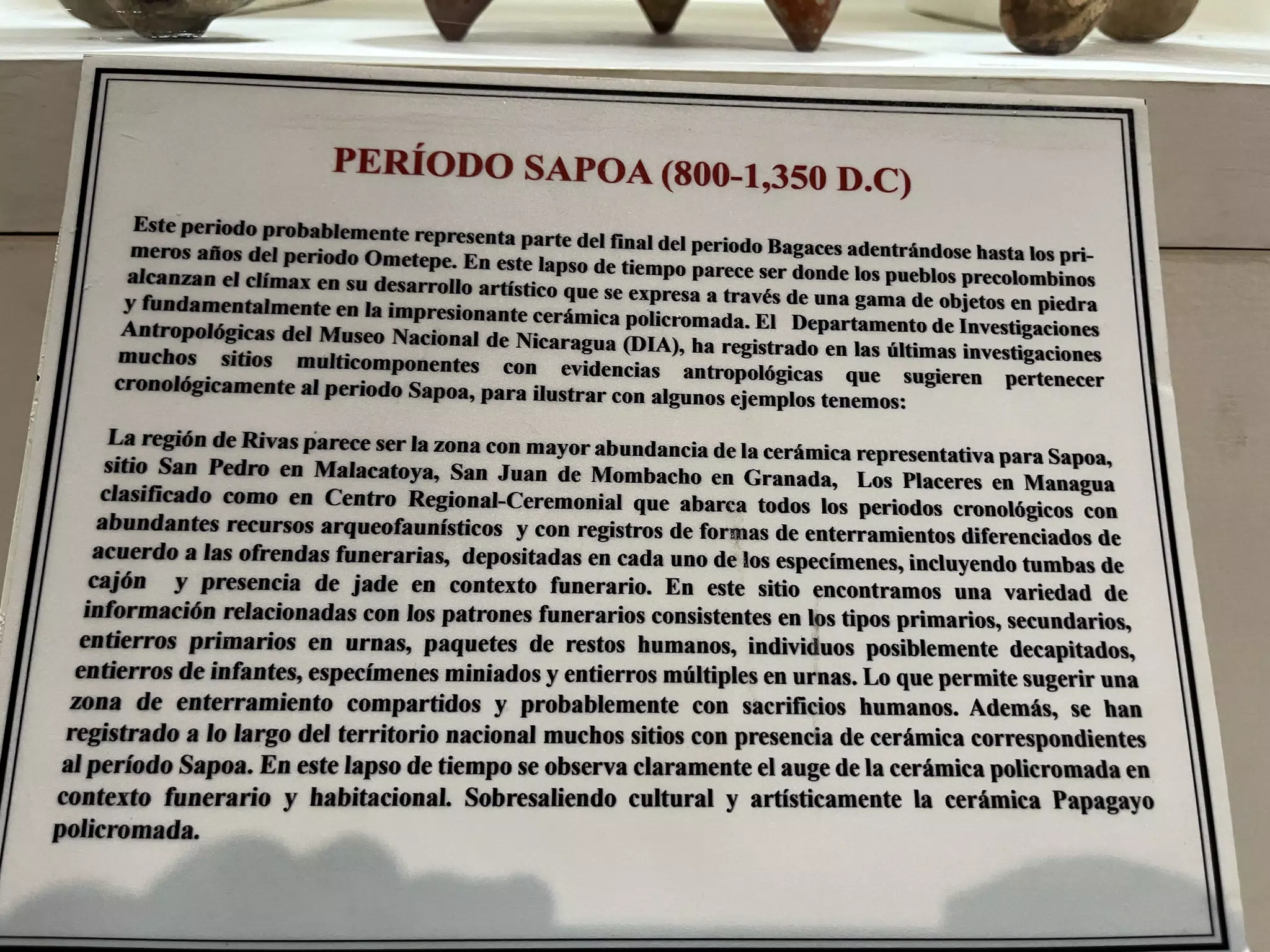 Chorotega-Nicarao Enrique Mantica Berio D Museo