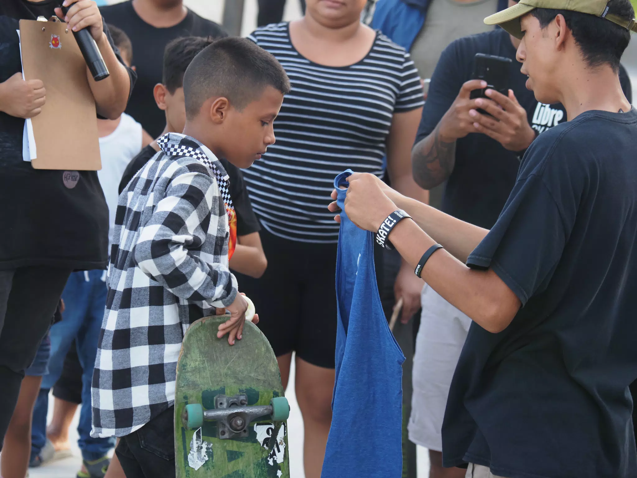 Skateboard Skating Competition in Leon Nicaragua Skate Park