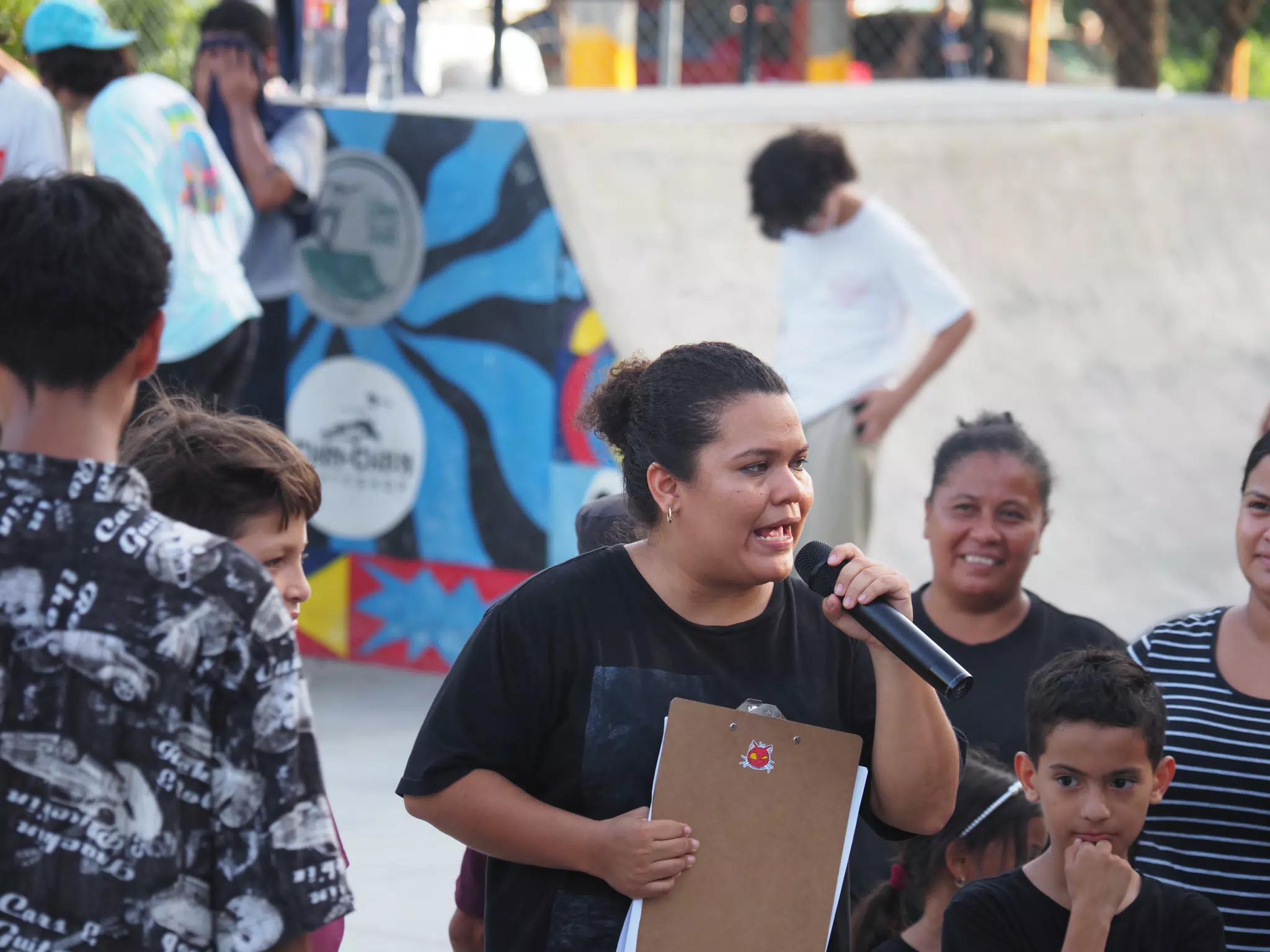 Skateboard Skating Competition in Leon Nicaragua Skate Park