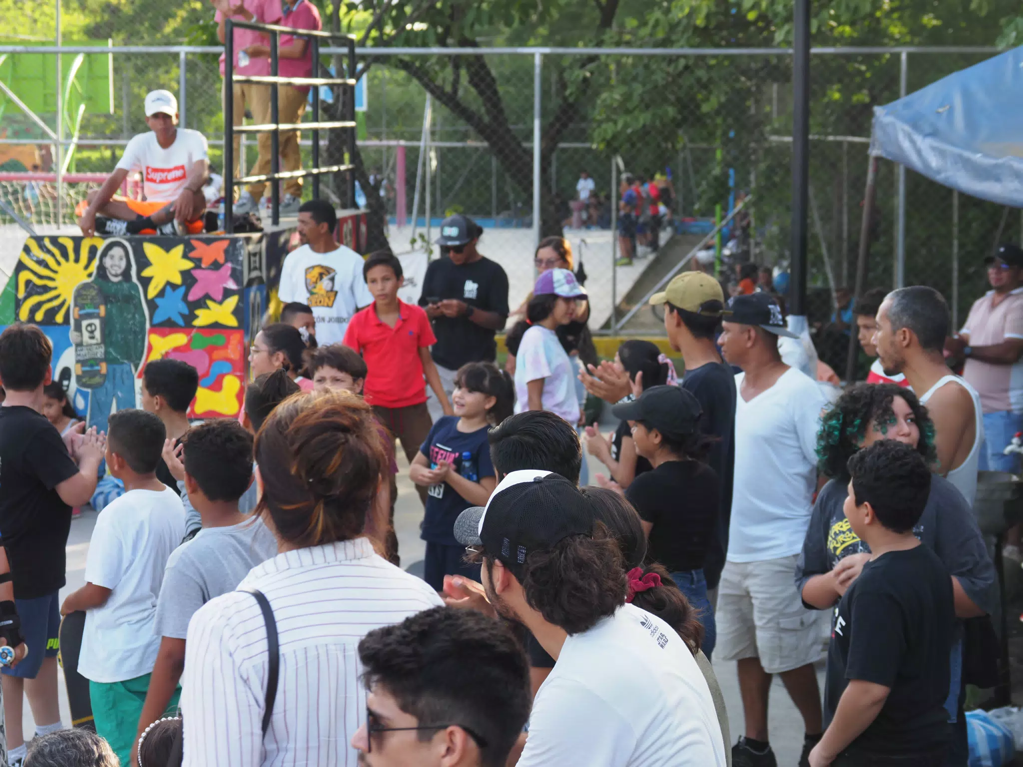 Skateboard Skating Competition in Leon Nicaragua Skate Park