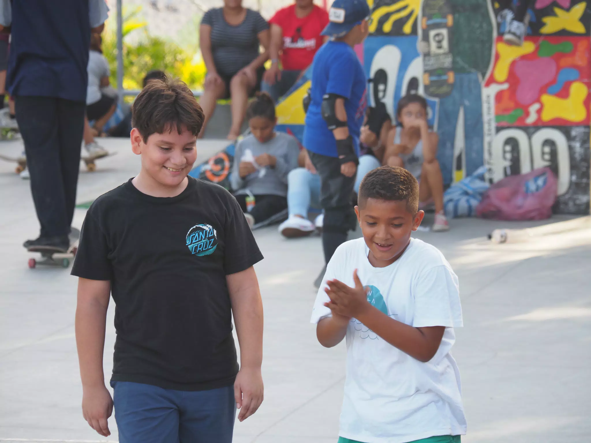 Skateboard Skating Competition in Leon Nicaragua Skate Park