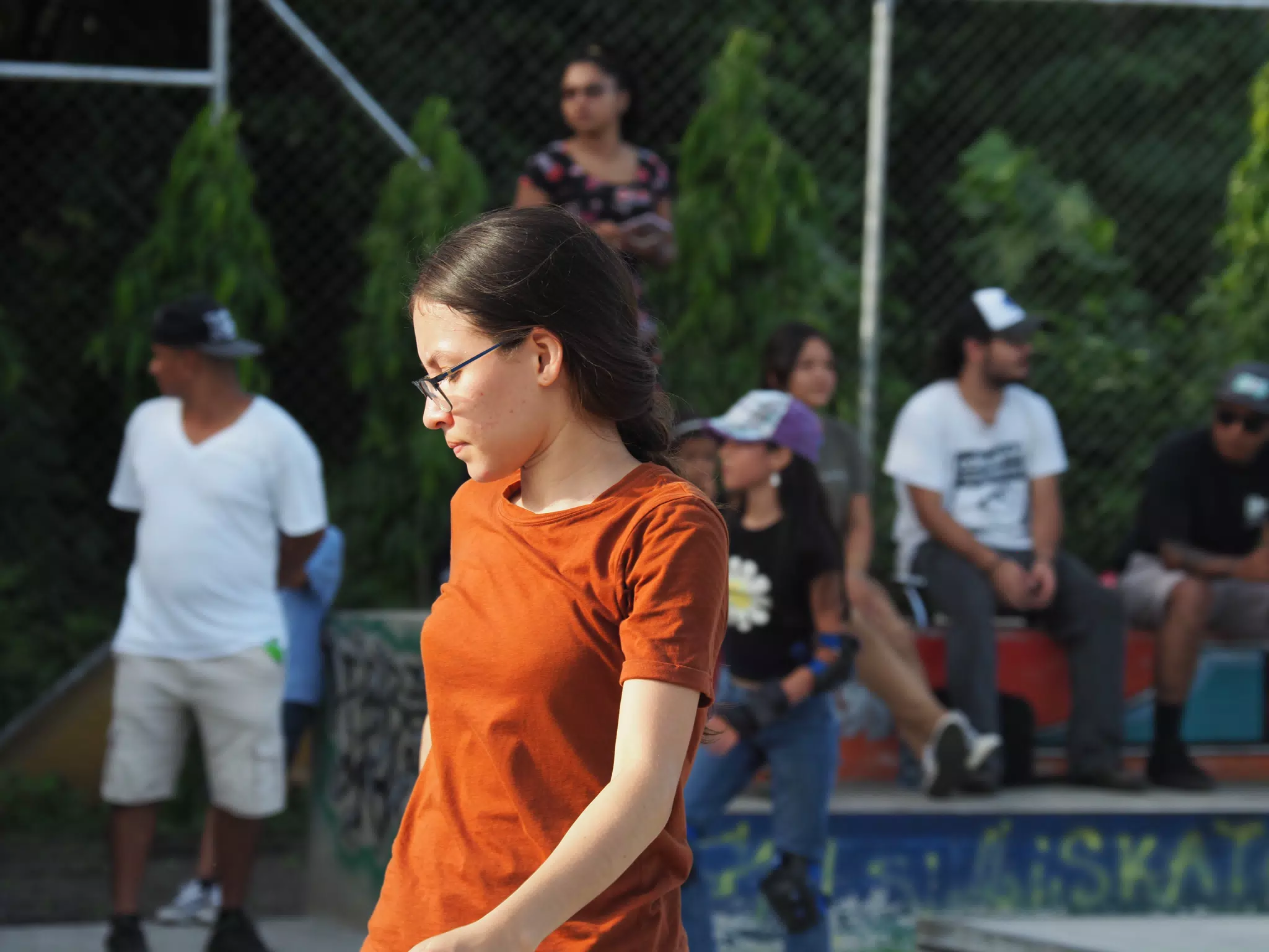 Skateboard Skating Competition in Leon Nicaragua Skate Park