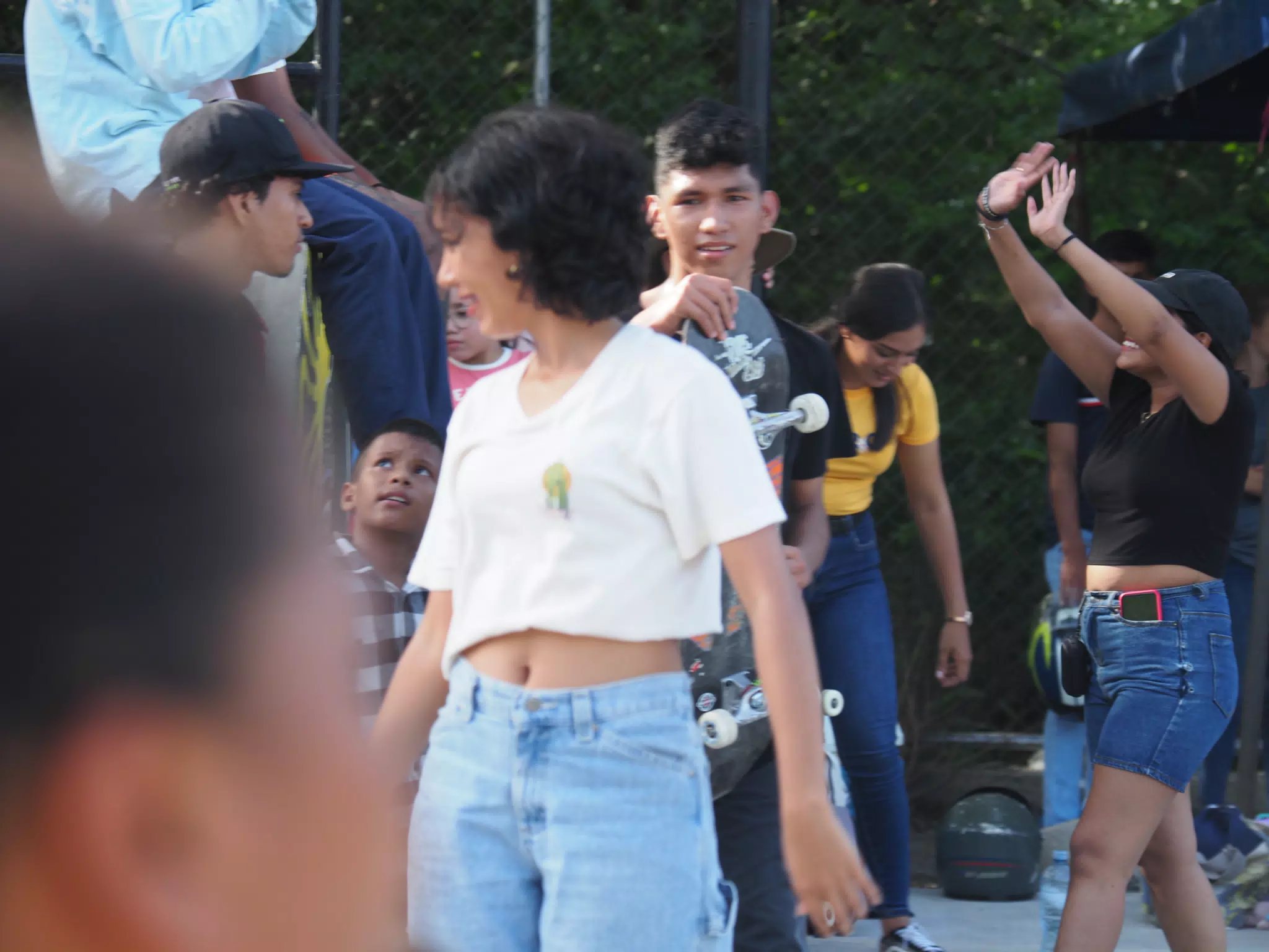 Skateboard Skating Competition in Leon Nicaragua Skate Park