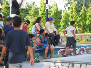 Skateboard Skating Competition in Leon Nicaragua Skate Park