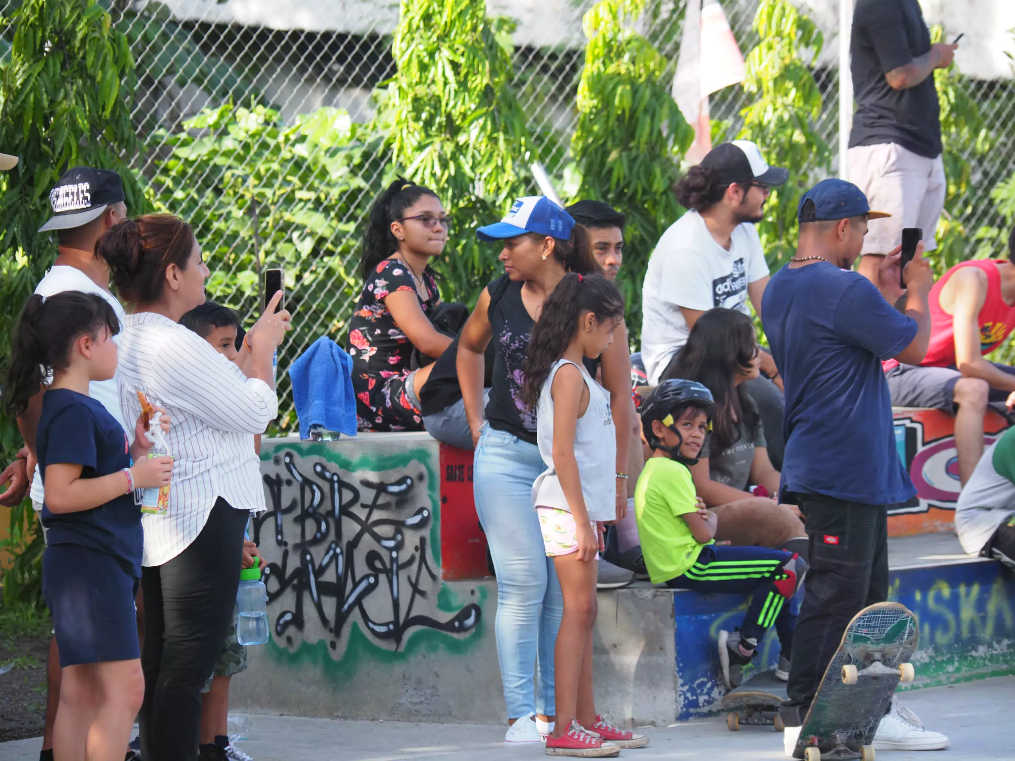 Skateboard Skating Competition in Leon Nicaragua Skate Park