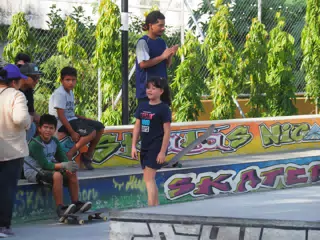 Skateboard Skating Competition in Leon Nicaragua Skate Park