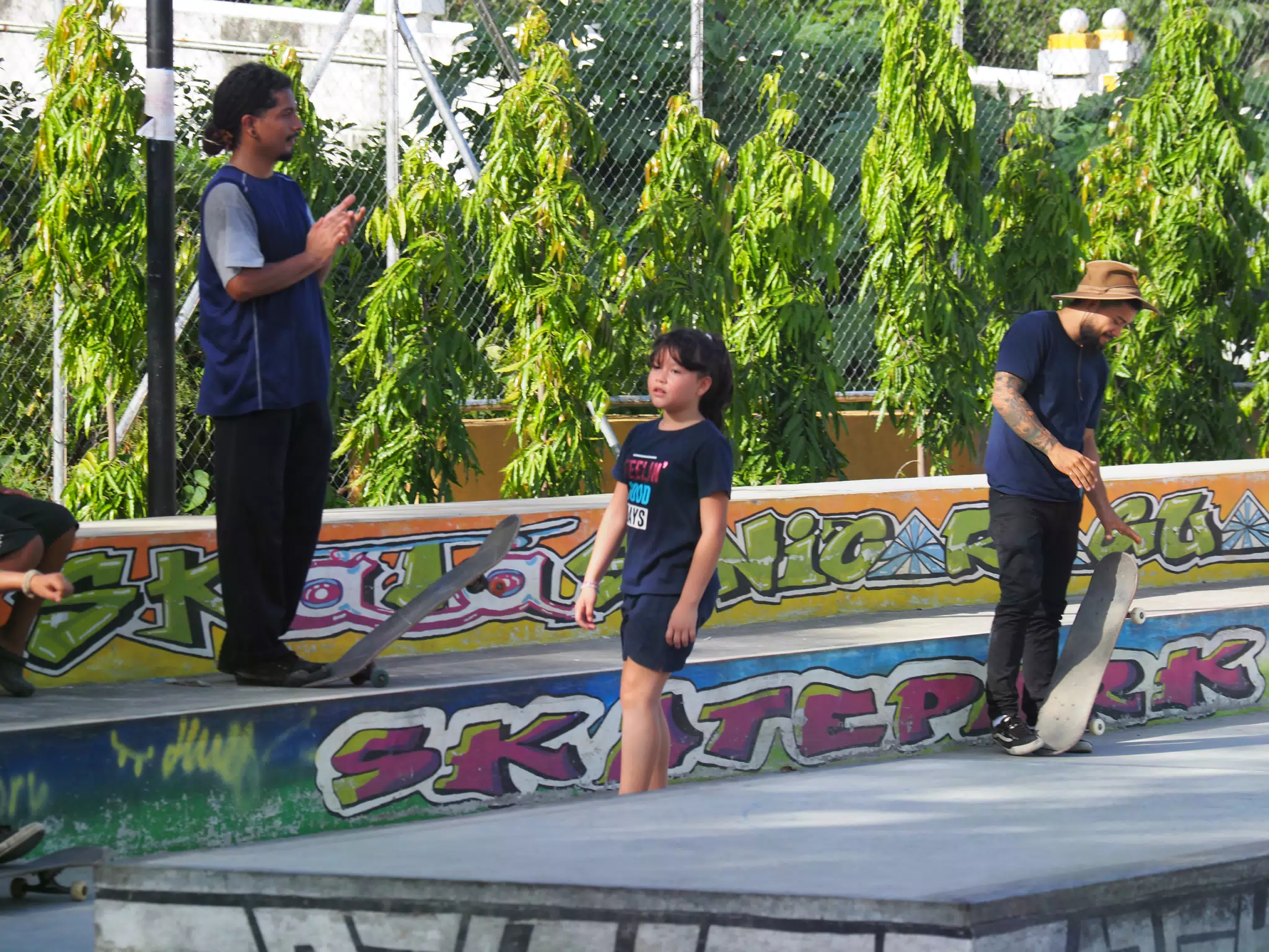Skateboard Skating Competition in Leon Nicaragua Skate Park