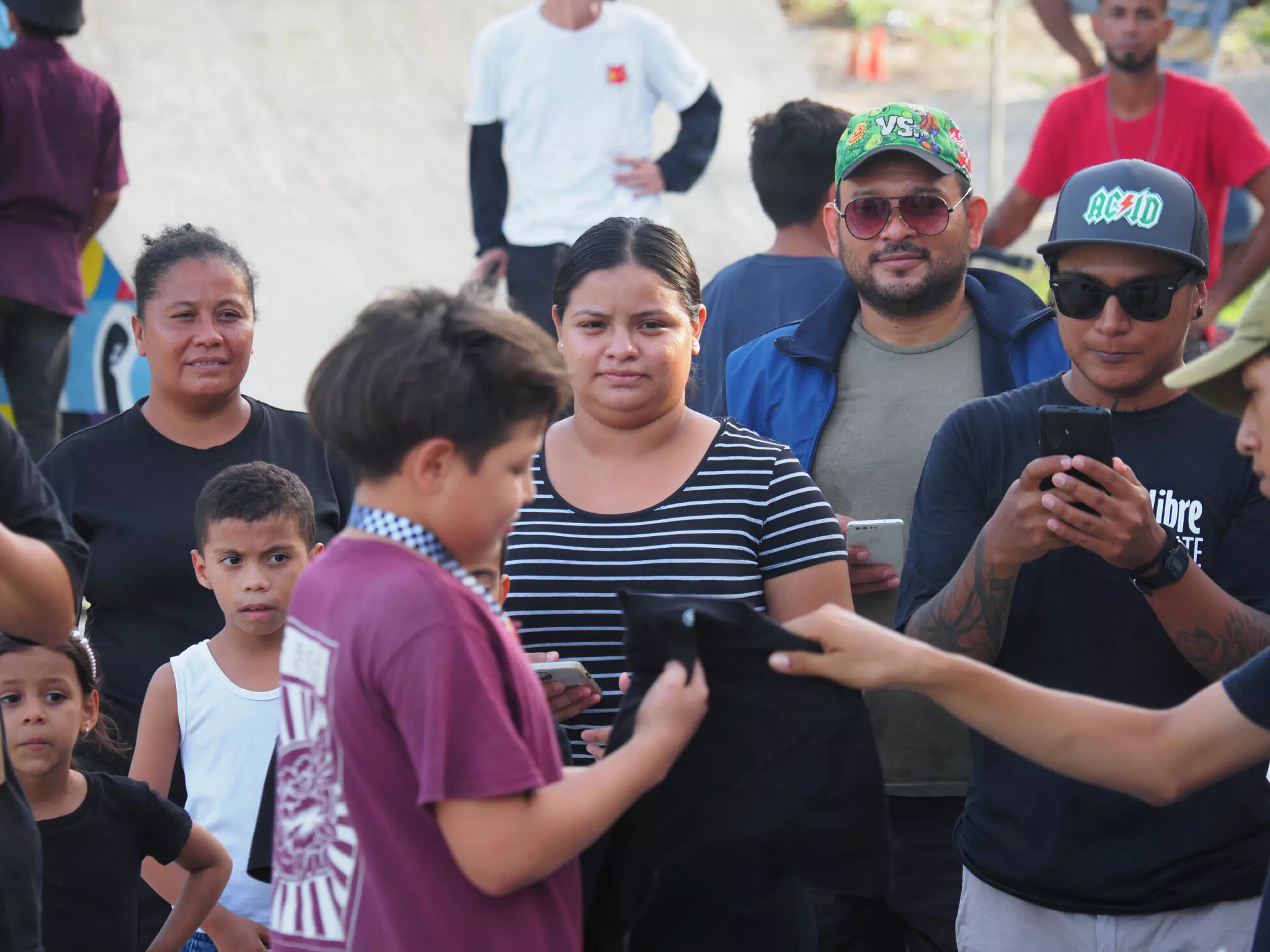 Skateboard Skating Competition in Leon Nicaragua Skate Park