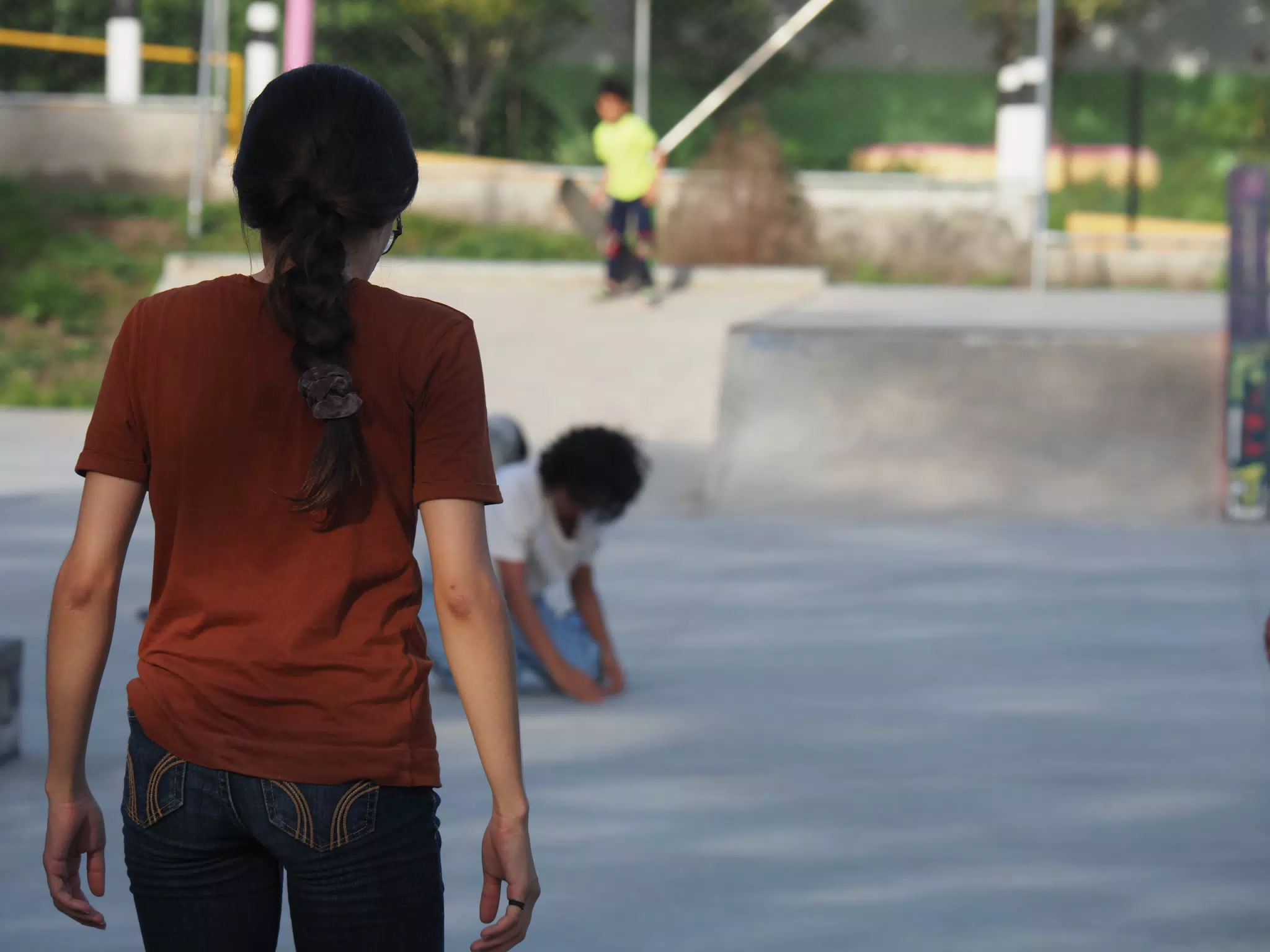 Skateboard Skating Competition in Leon Nicaragua Skate Park