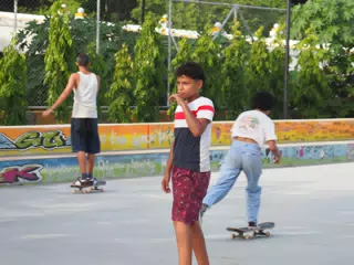 Skateboard Skating Competition in Leon Nicaragua Skate Park