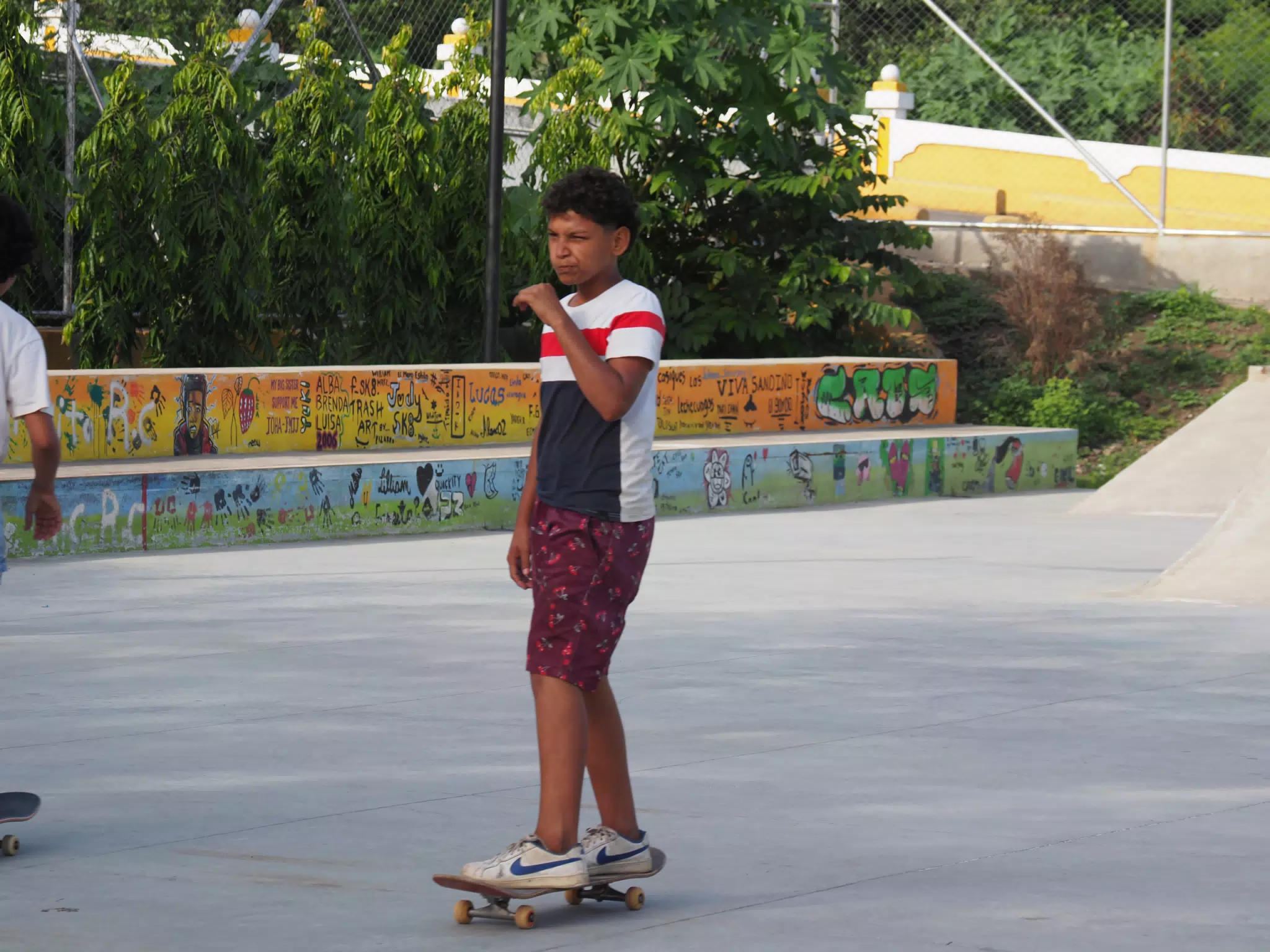 Skateboard Skating Competition in Leon Nicaragua Skate Park