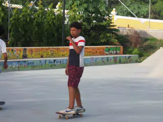 Skateboard Skating Competition in Leon Nicaragua Skate Park