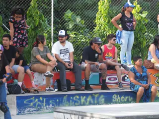 Skateboard Skating Competition in Leon Nicaragua Skate Park