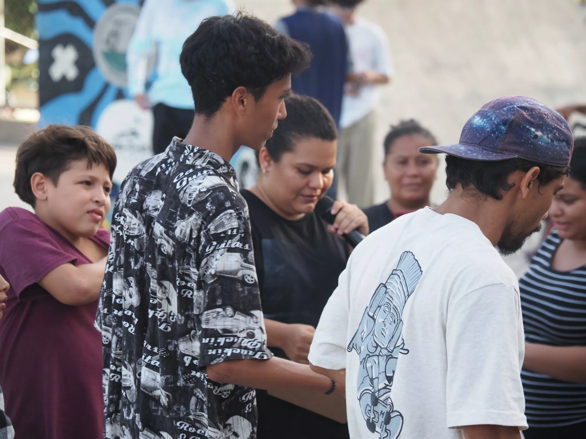 Skateboard Skating Competition in Leon Nicaragua Skate Park