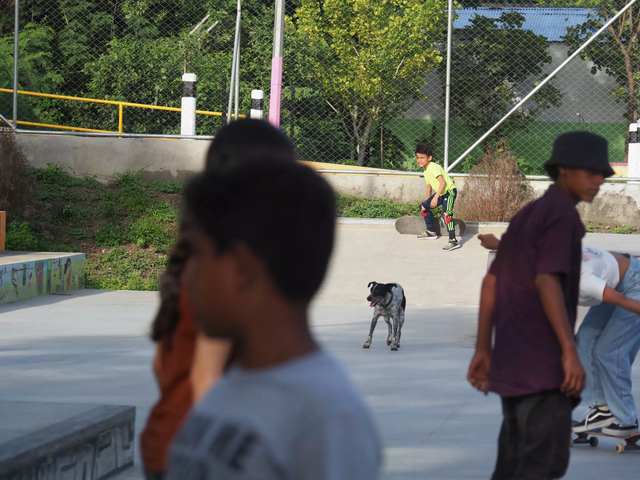Skateboard Skating Competition in Leon Nicaragua Skate Park
