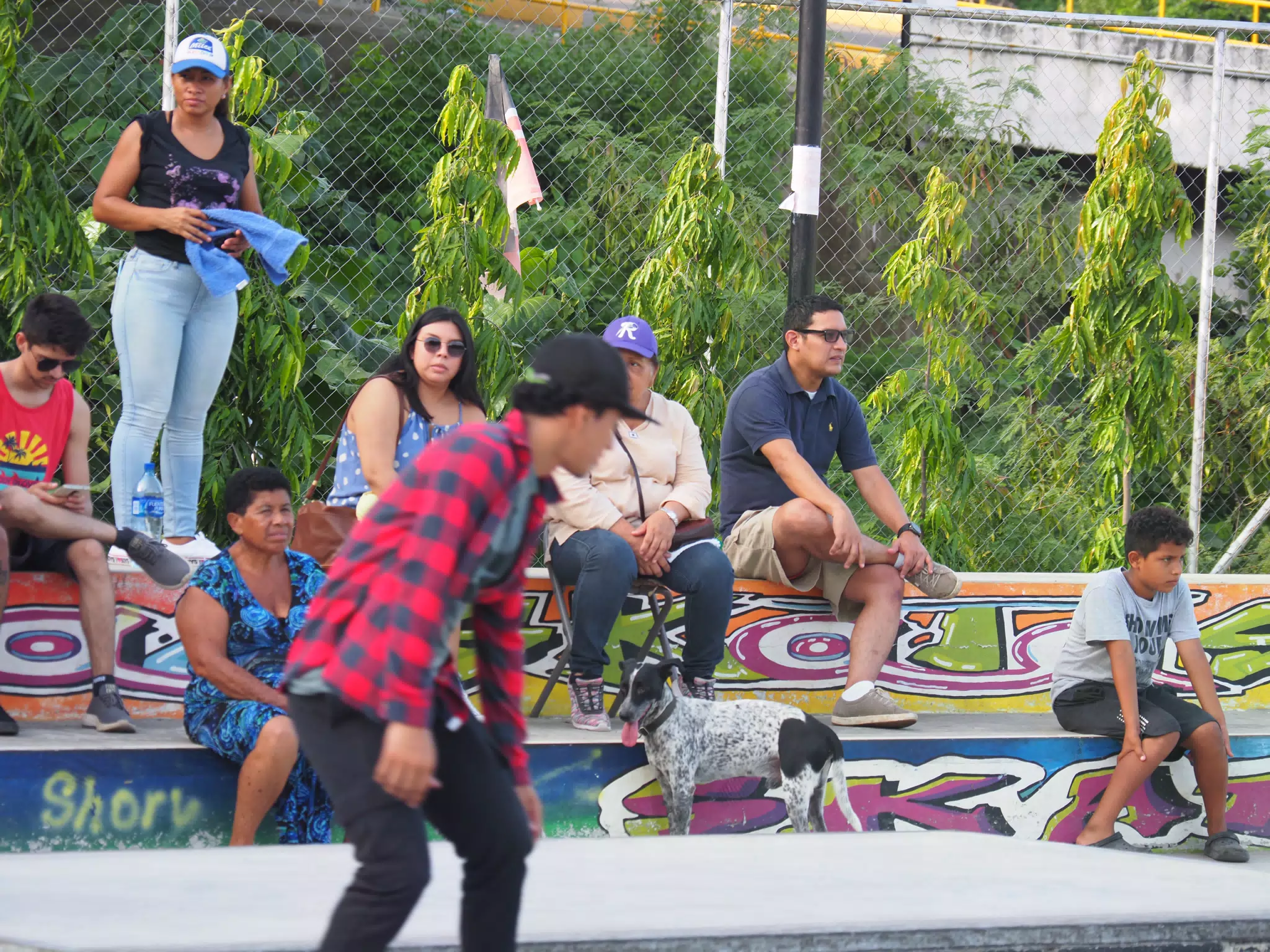 Skateboard Skating Competition in Leon Nicaragua Skate Park