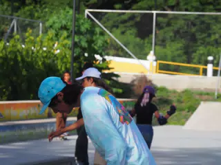 Skateboard Skating Competition in Leon Nicaragua Skate Park