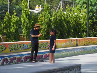 Skateboard Skating Competition in Leon Nicaragua Skate Park