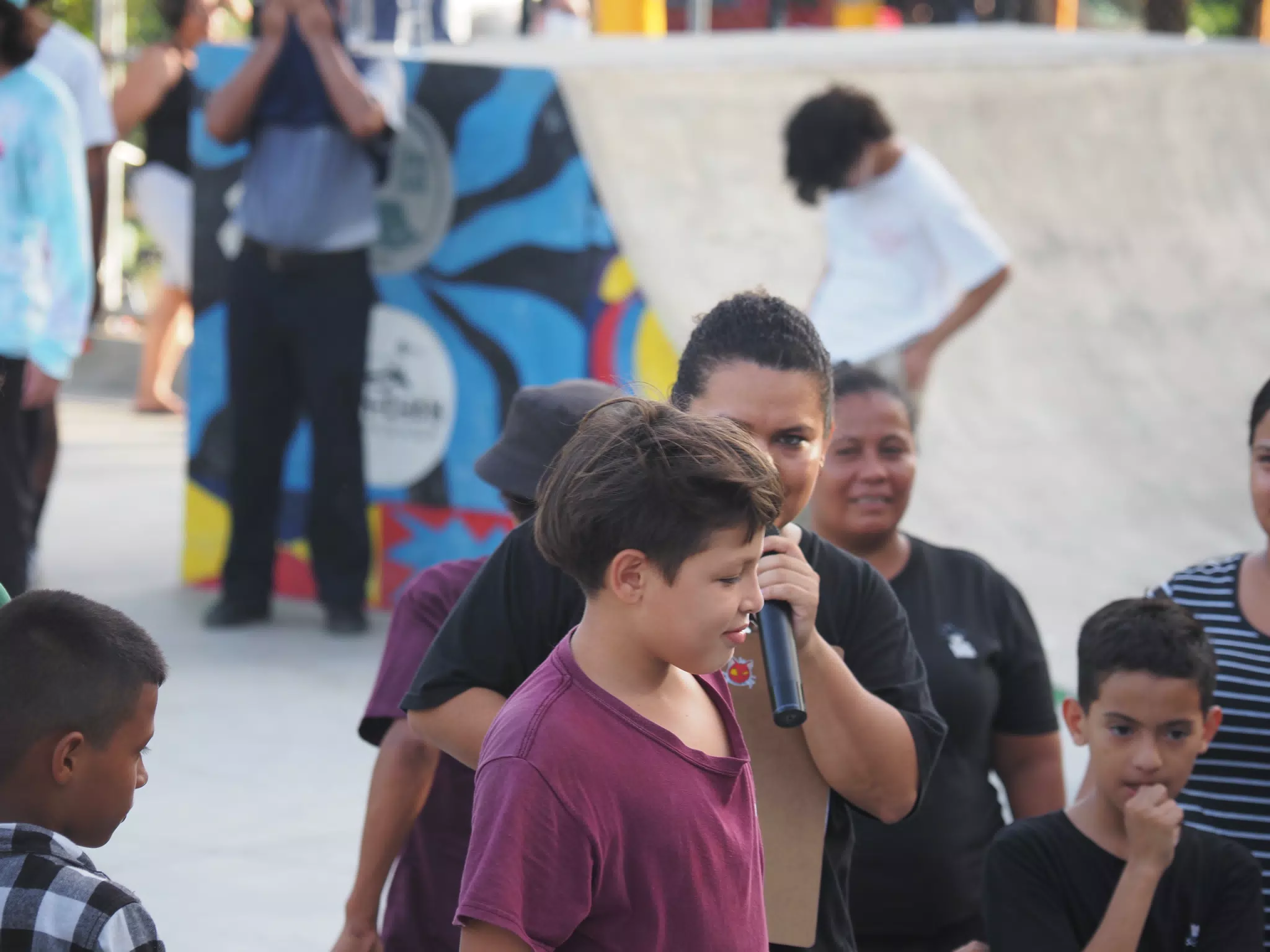 Skateboard Skating Competition in Leon Nicaragua Skate Park