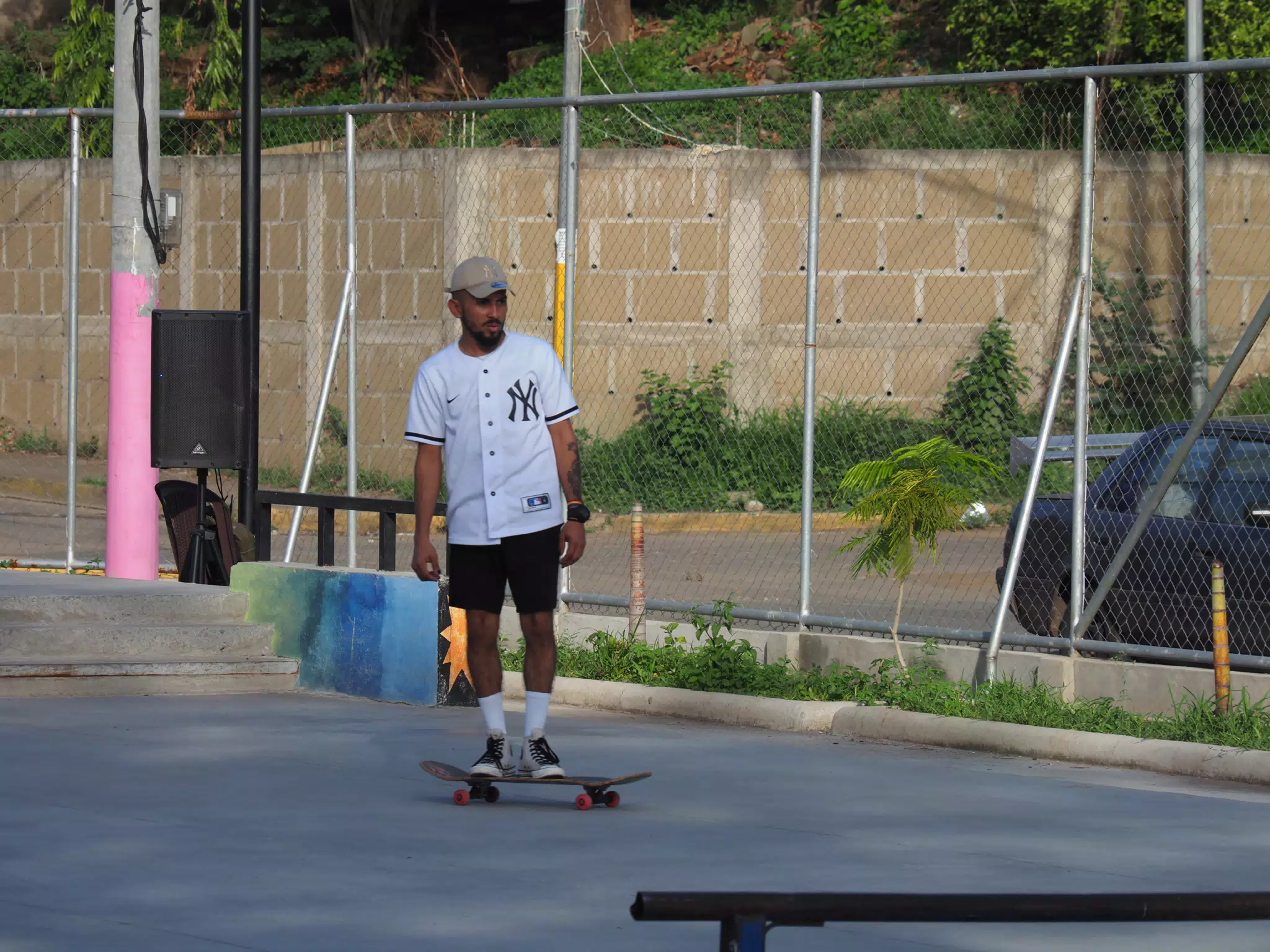 Skateboard Skating Competition in Leon Nicaragua Skate Park