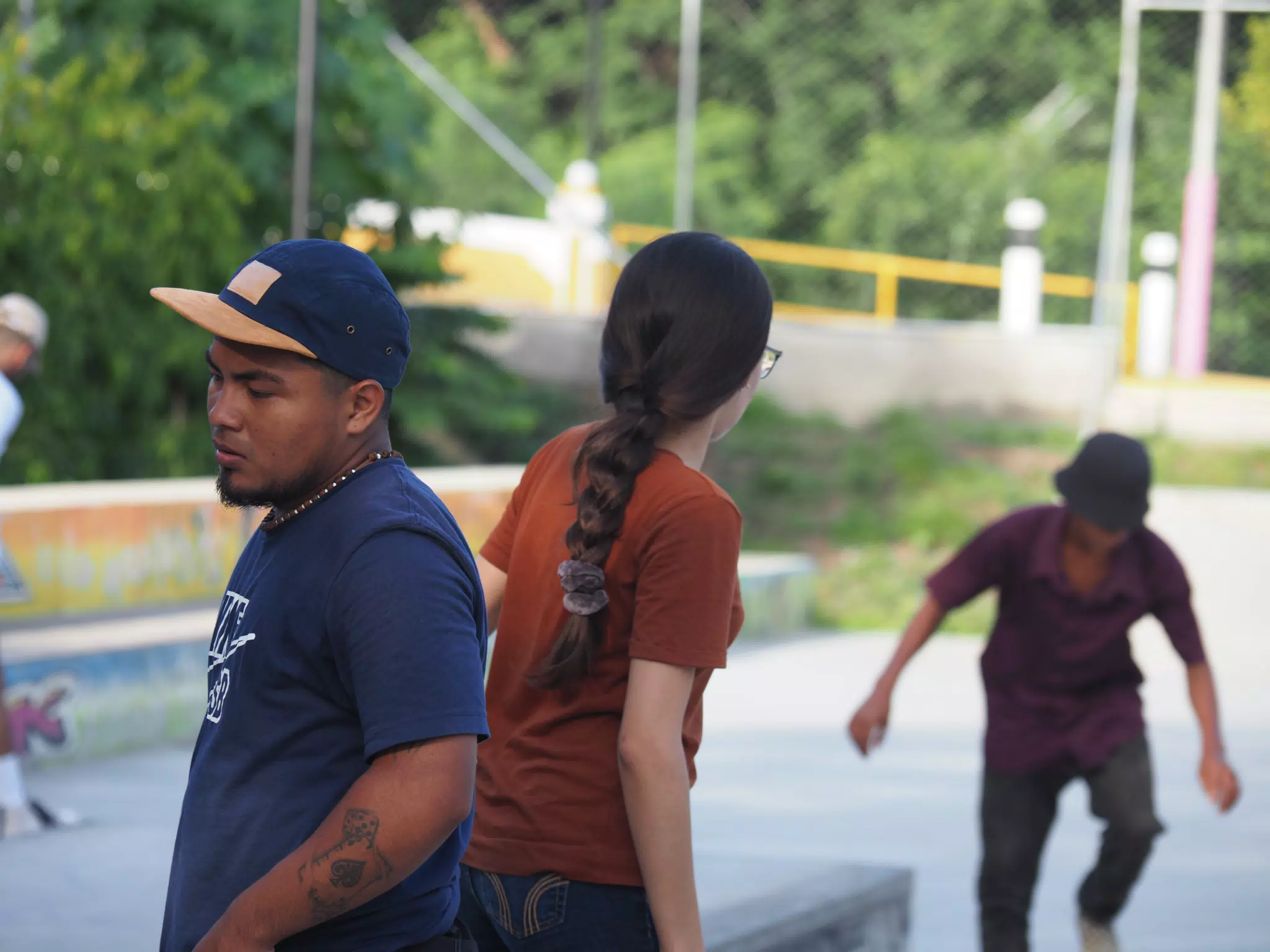 Skateboard Skating Competition in Leon Nicaragua Skate Park