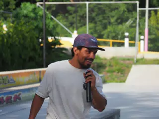 Skateboard Skating Competition in Leon Nicaragua Skate Park