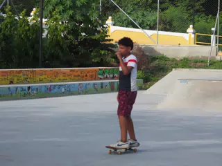 Skateboard Skating Competition in Leon Nicaragua Skate Park