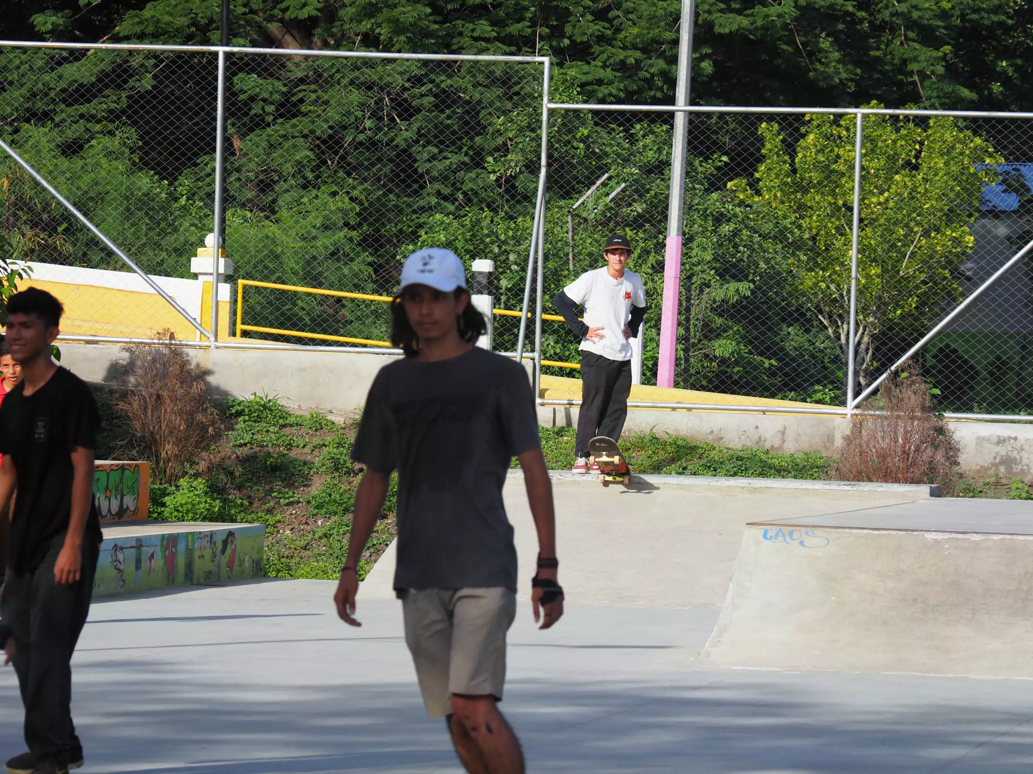 Skateboard Skating Competition in Leon Nicaragua Skate Park