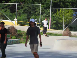 Skateboard Skating Competition in Leon Nicaragua Skate Park