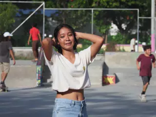 Skateboard Skating Competition in Leon Nicaragua Skate Park