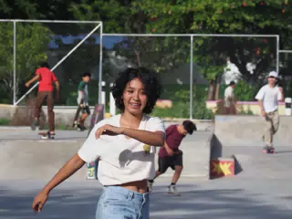 Skateboard Skating Competition in Leon Nicaragua Skate Park