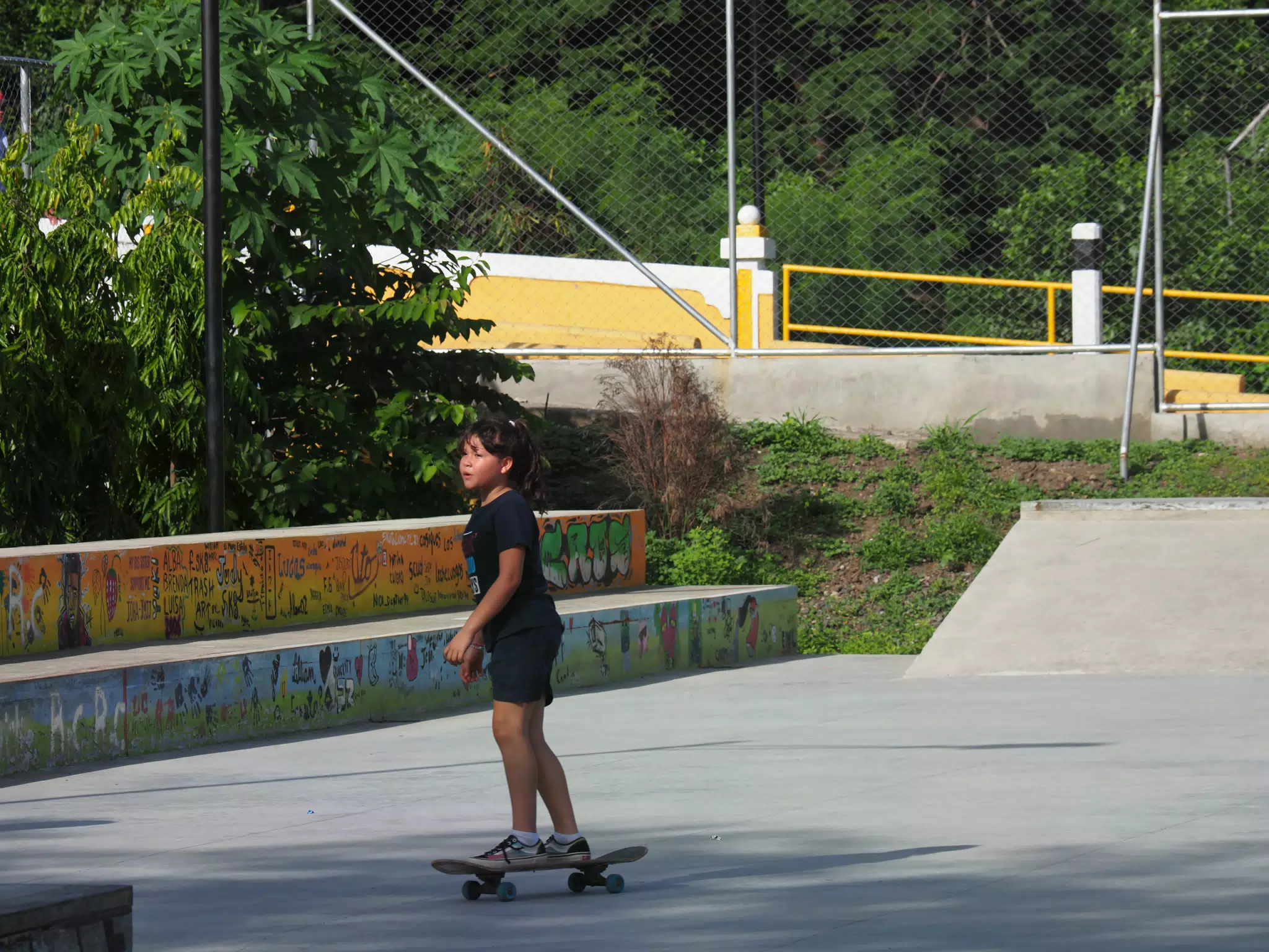 Skateboard Skating Competition in Leon Nicaragua Skate Park