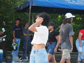 Skateboard Skating Competition in Leon Nicaragua Skate Park