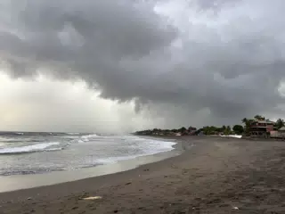 Looking Northwest with Storms, Las Penitas