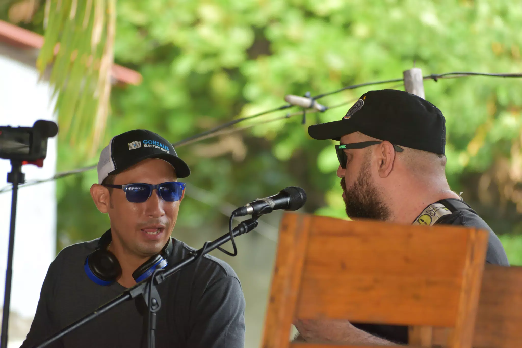 Big Rony Playing the Simple Beach Lodge, Las Peñitas, Nicaragua