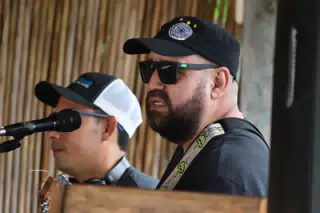 Big Rony Playing the Simple Beach Lodge, Las Peñitas, Nicaragua