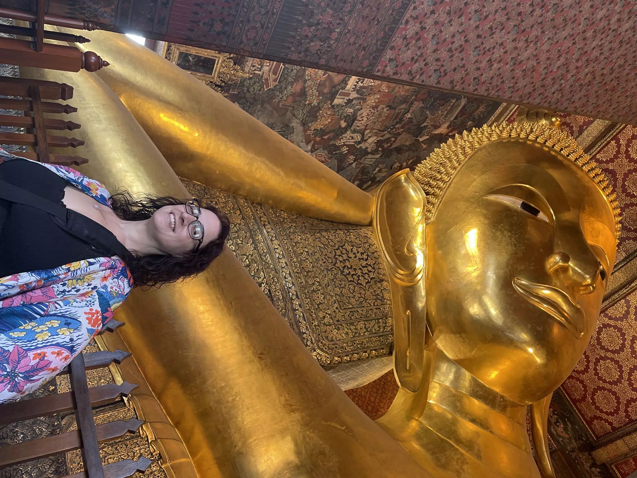 Dominica with the Thai Buddha
