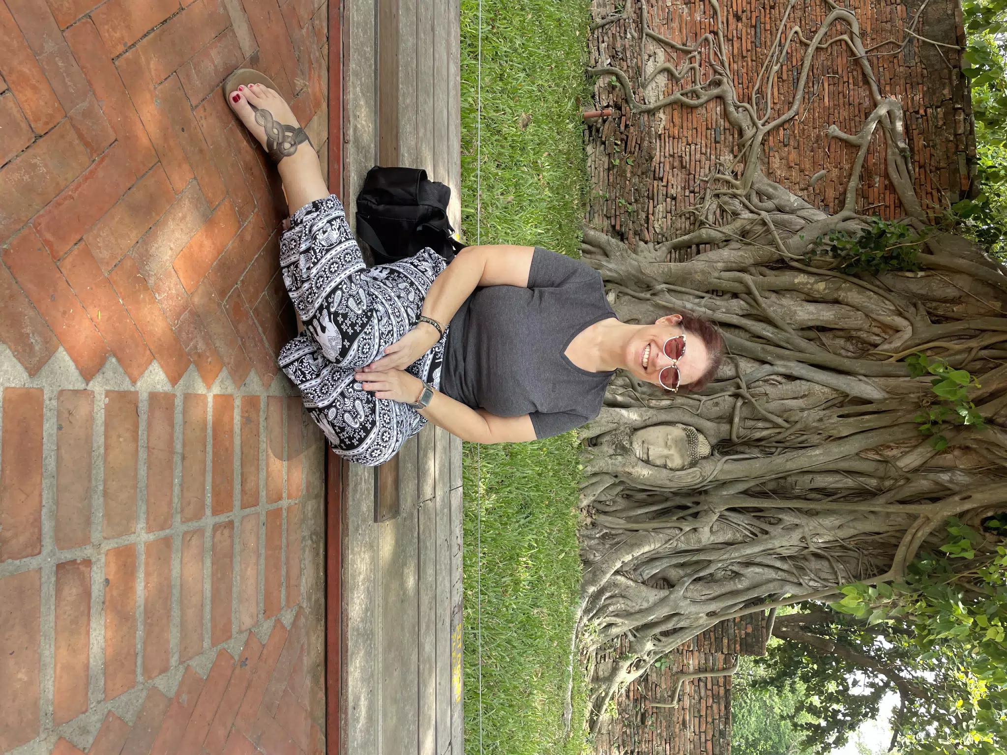 Dominica in Thailand with Tree with Face