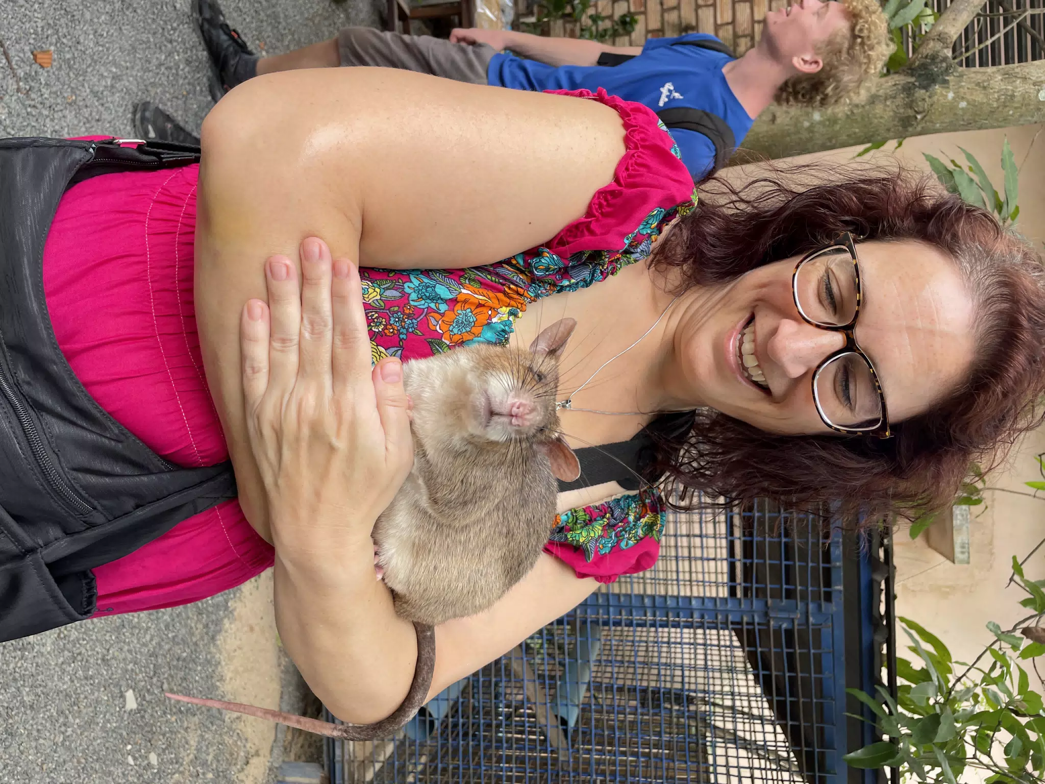 Dominica with Demining Rat
