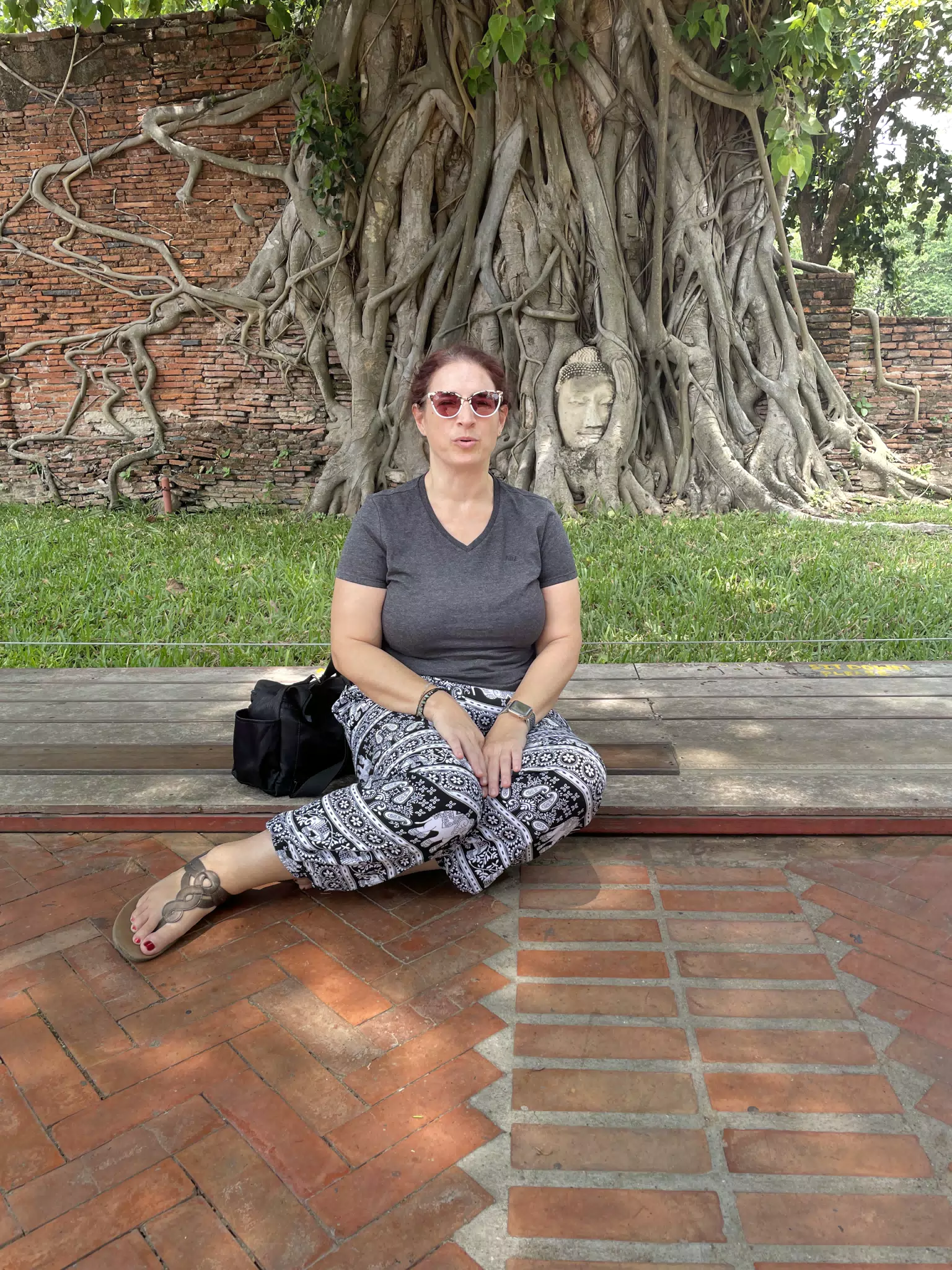 Dominica and Tree with Face, Thailand