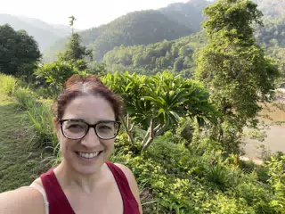 Dominica Selfie in Laos