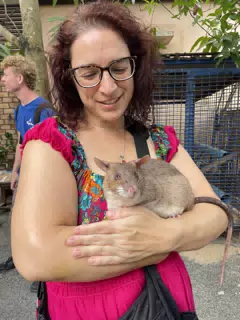 Dominica with Retired Hero Rat