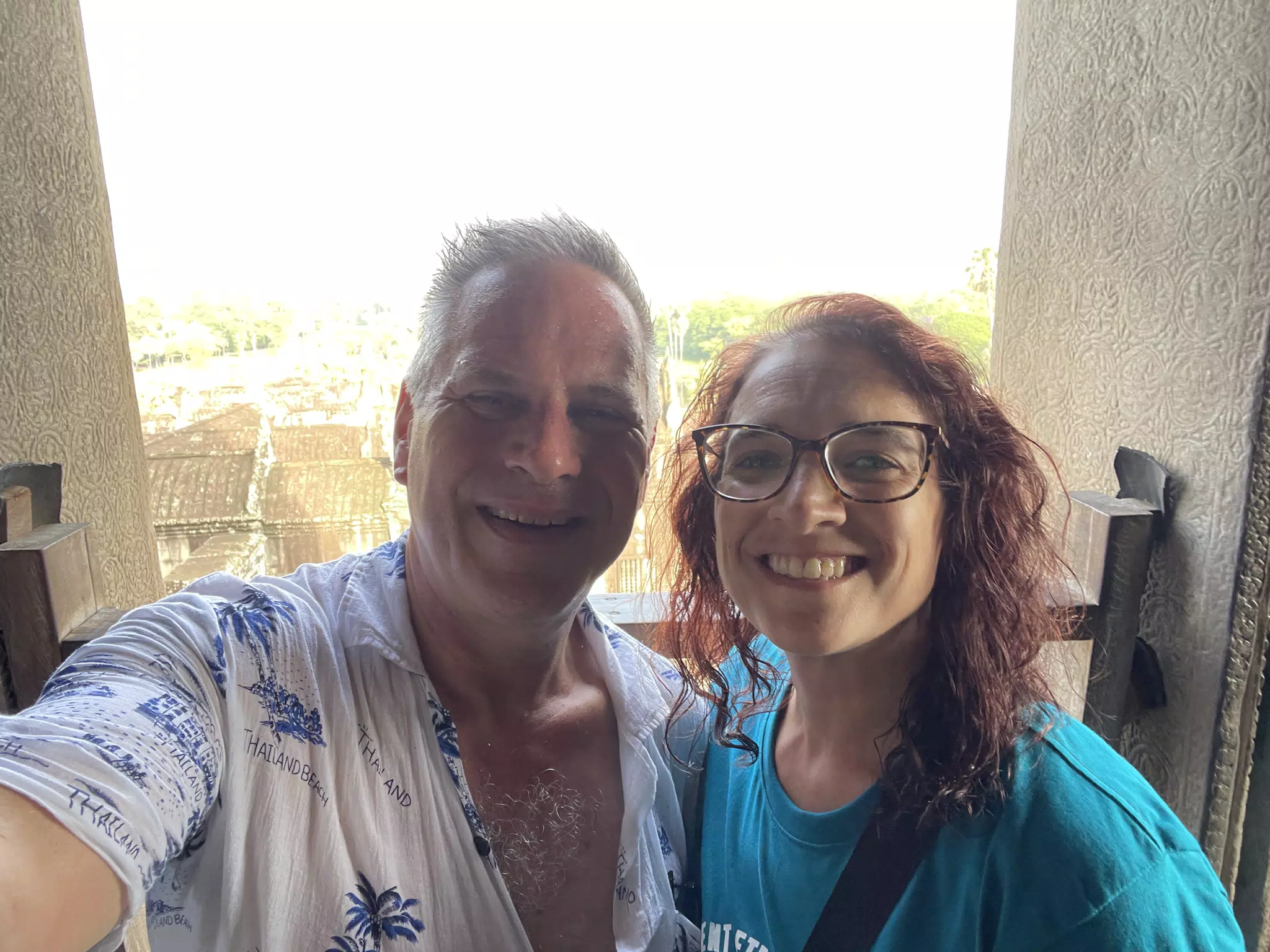 Paul and Dominica in Cambodia